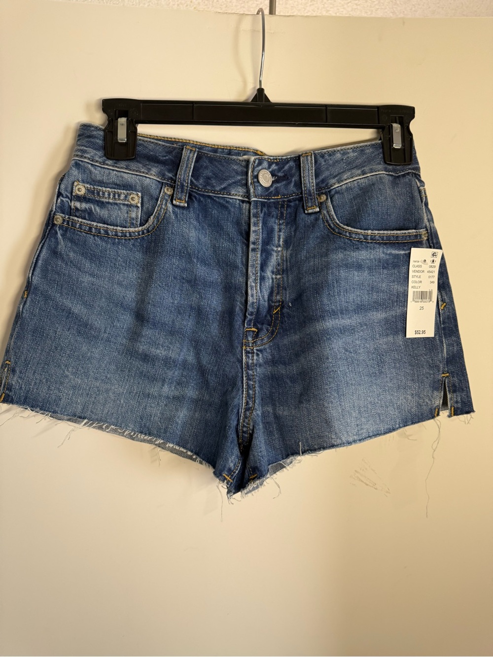 Denim Pacsun high rise Ivy Festival  Women's Shorts - Blue NWT SZ 25